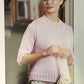 Knitting Pattern 3217 - Sweater & Bag in Spritz Aran