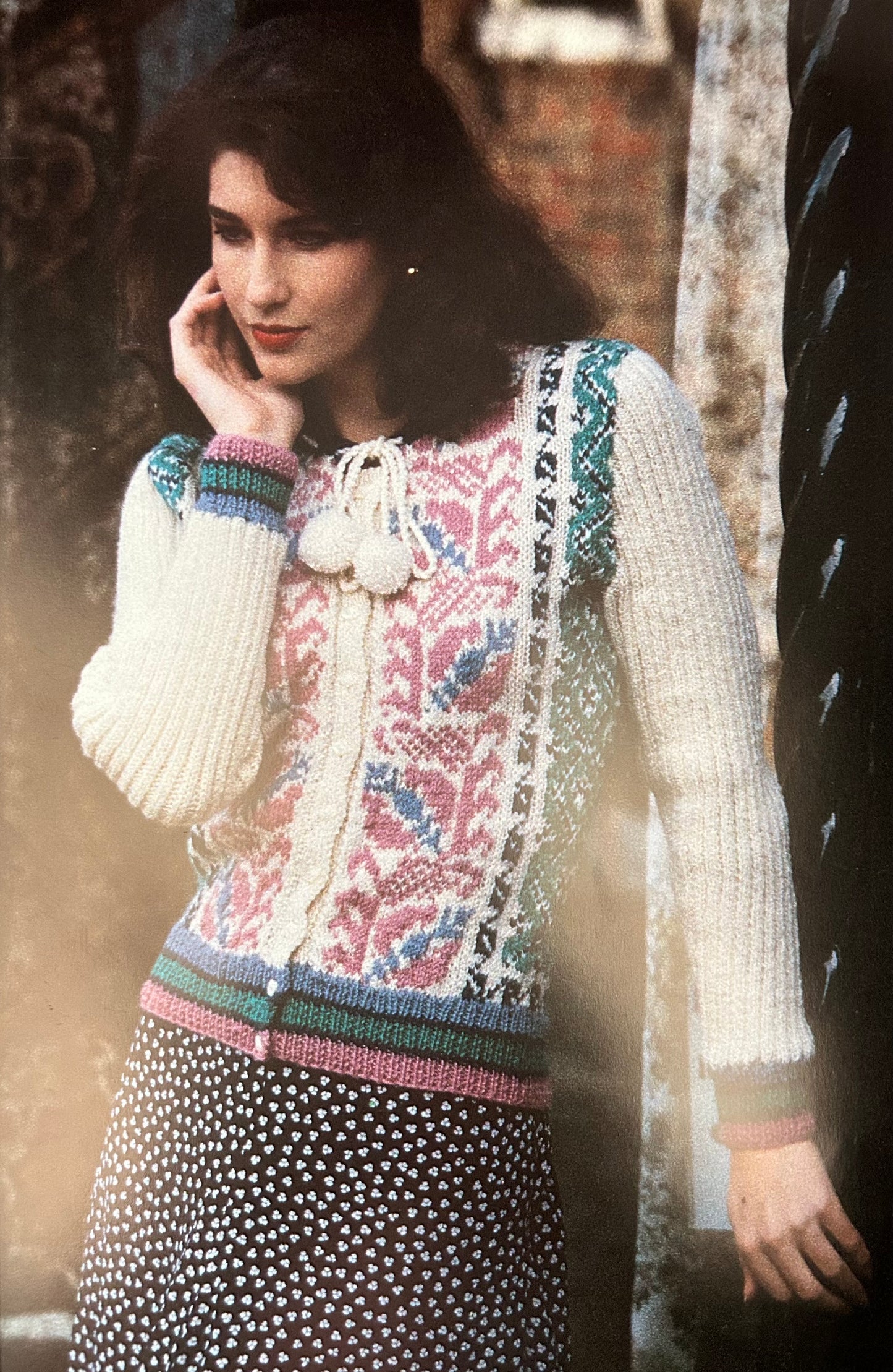 Knitting Pattern 3398 - Nostalgia Collection - Fairisle Cardigan in DK