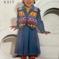 Vintage Knitting Pattern 4299 - Girls Fairisle Waistcoat in DK