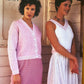 Vintage Knitting Pattern 4570 - Sleeveless Top & Cardigan in DK