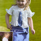 Knitting Pattern 5469 - Frilled Edge Cardigan in Cotton DK