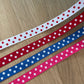 Polka Dot Ribbon 10mm - 5 Colours Available