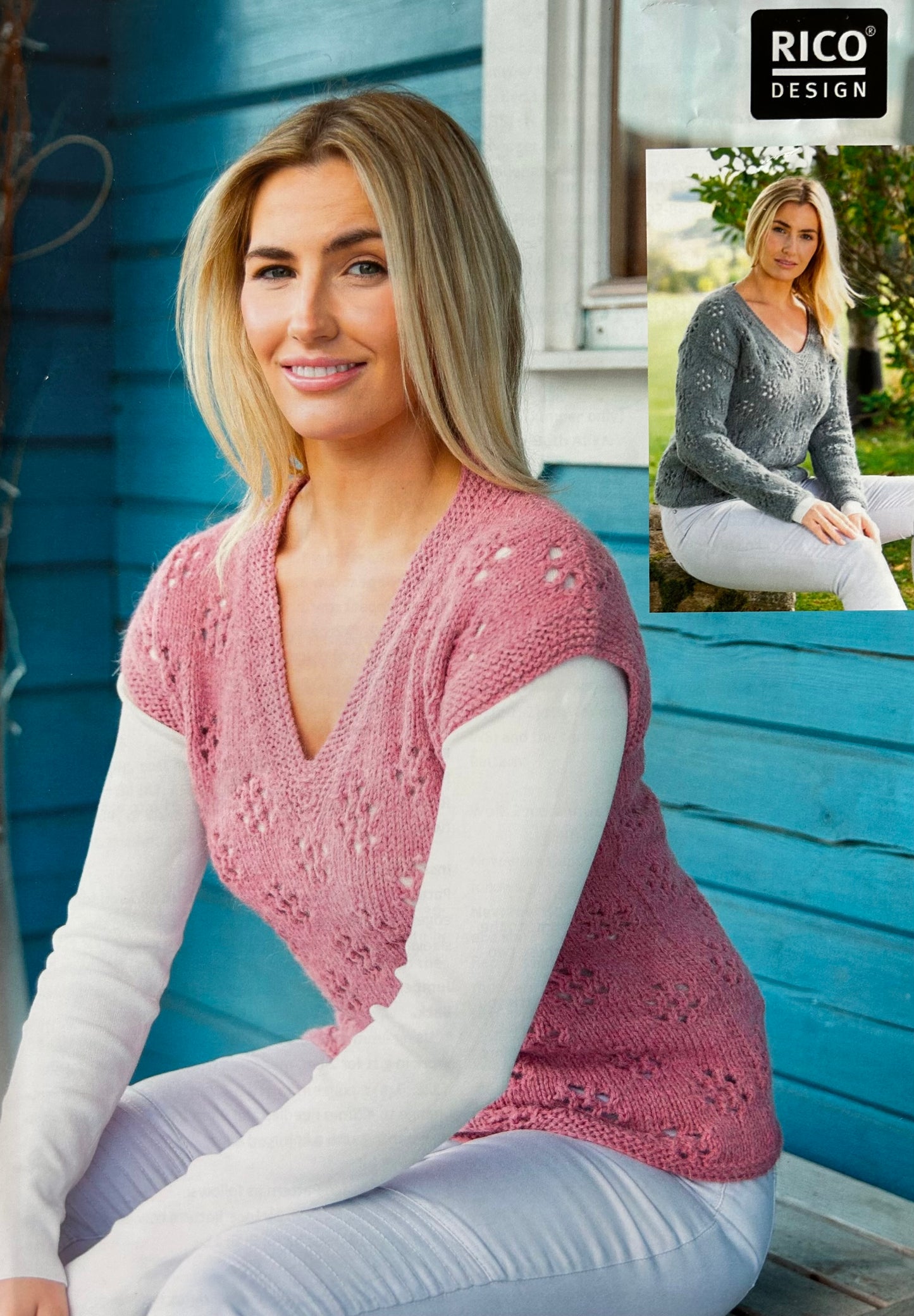 Knitting Pattern - Soft Alpaca Dk Jumper & Tank - FREE (Only with purchase of yarn)