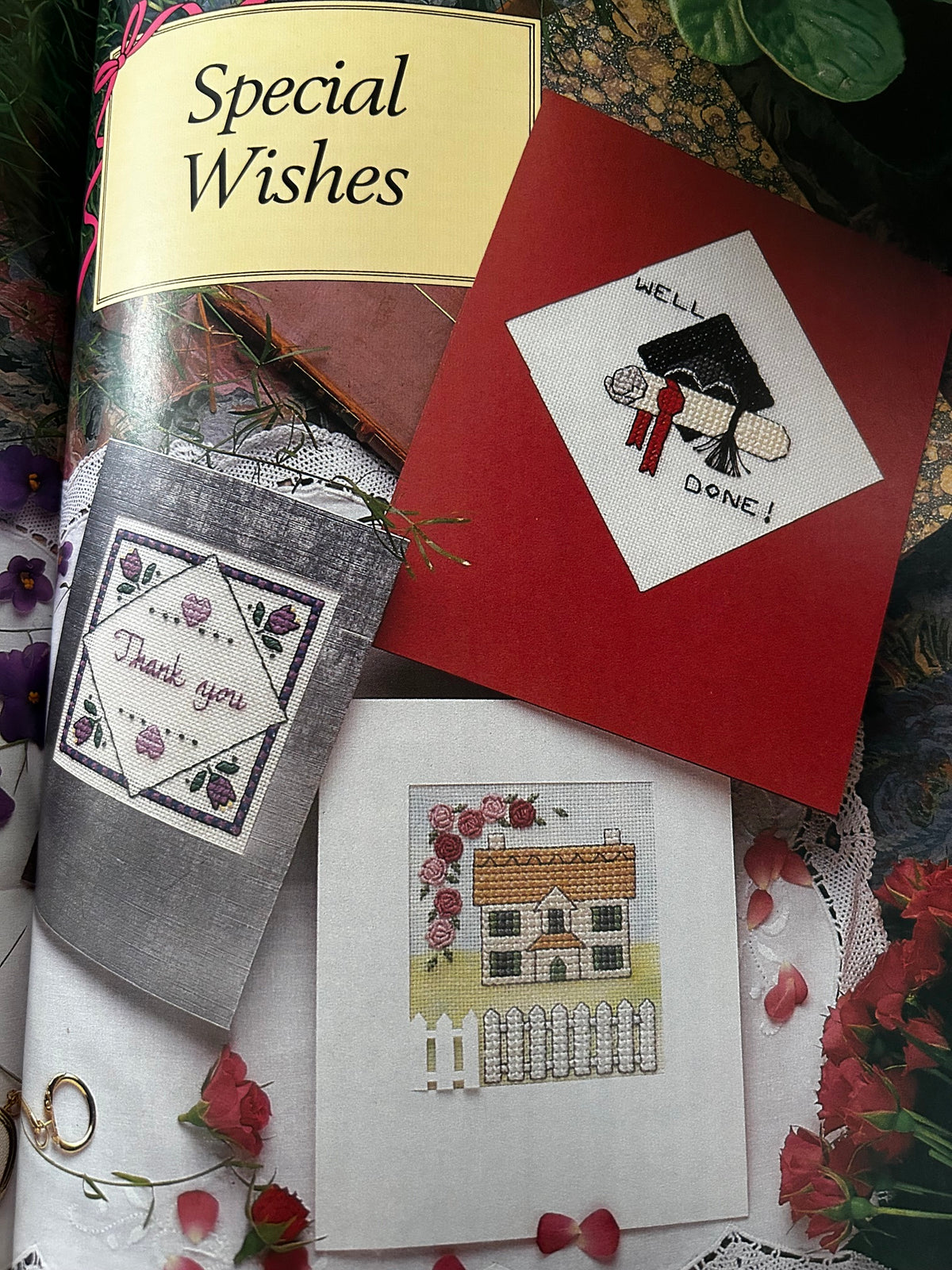 Cross Stitch Cards & Keepsakes by Jo Verso - Hardback - Pre-Loved
