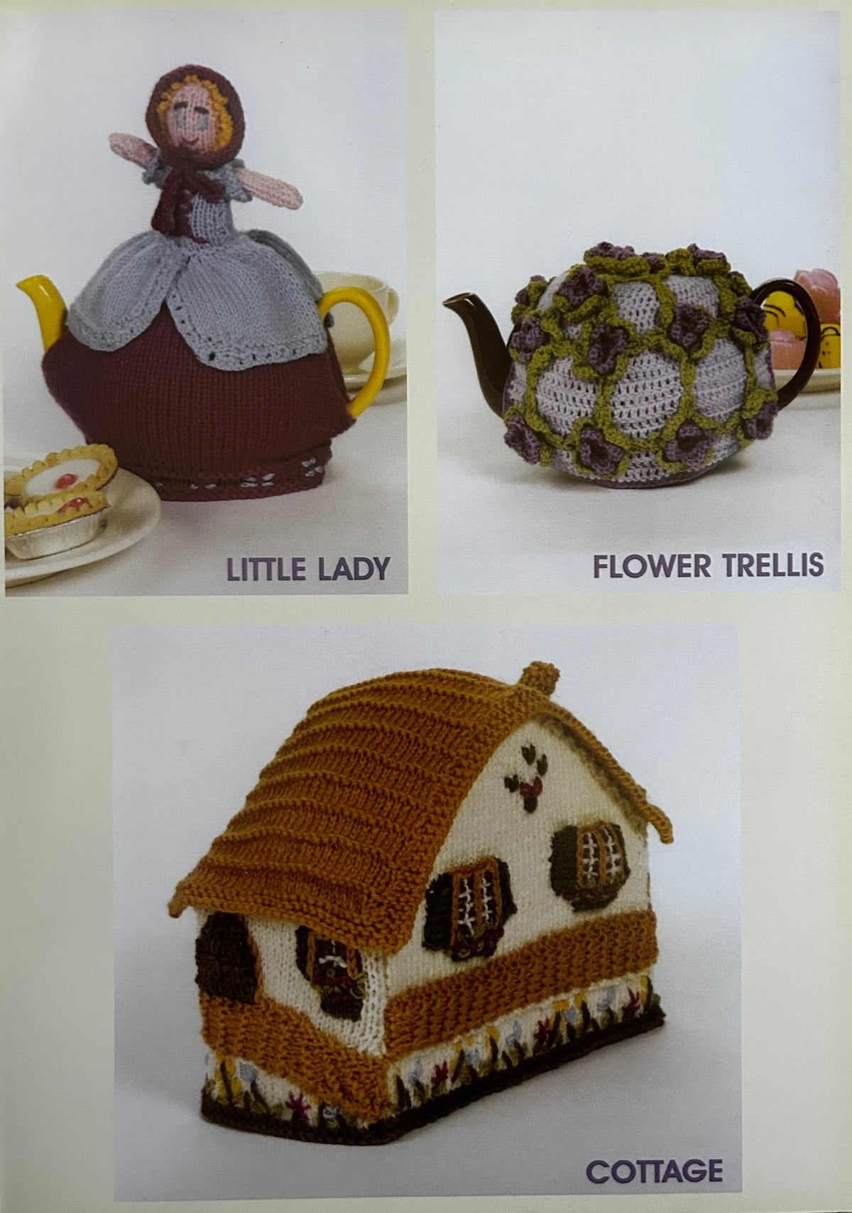 Knitting & Crochet Pattern Book - Tea Cosies in 4 Ply & DK