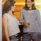 Knitting Pattern 3153 - Sweater & Top in Spritz Aran