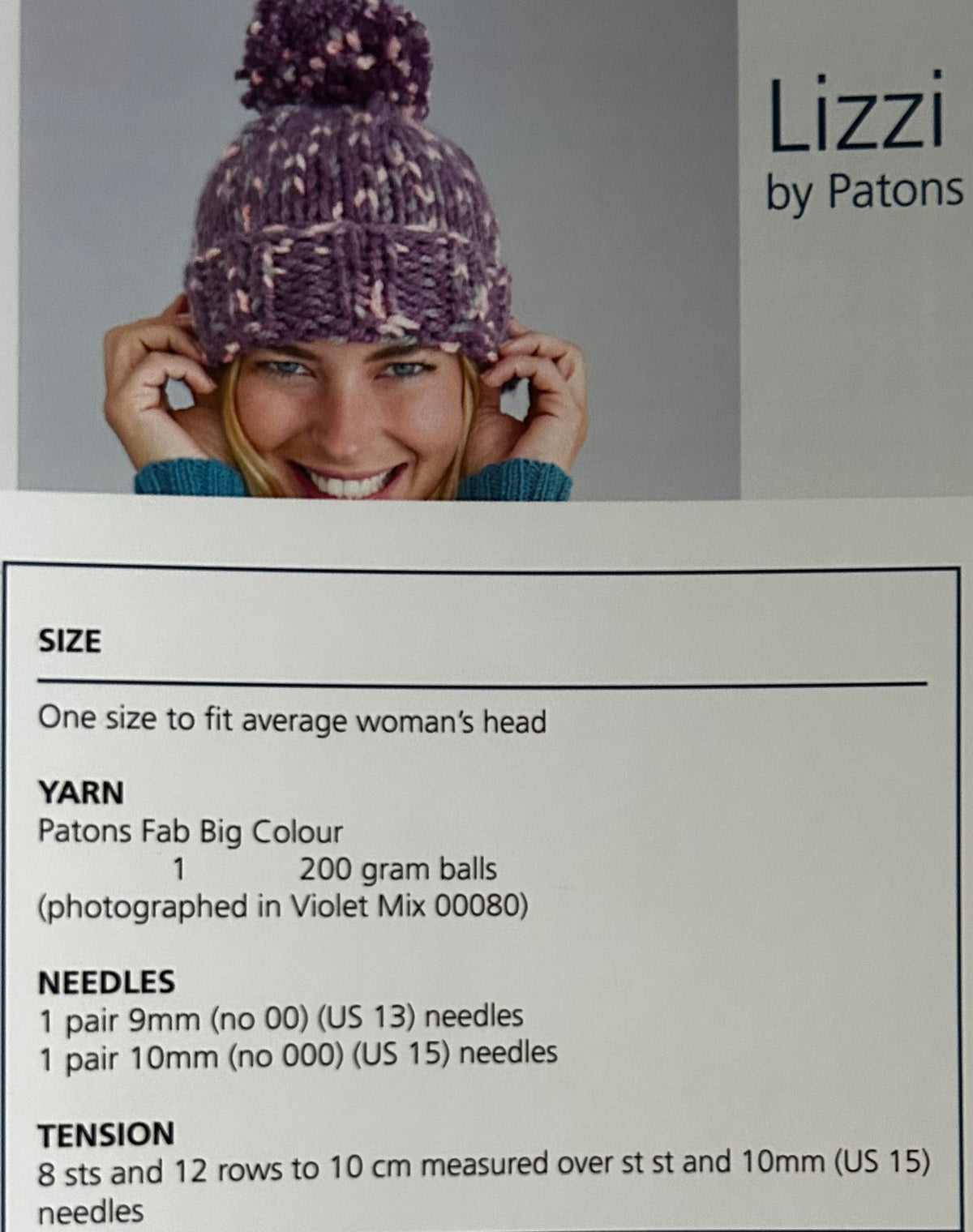 Knitting Pattern 5359 - Jacket, Hat & Wristwarmers in FAB Big Colour Super Chunky