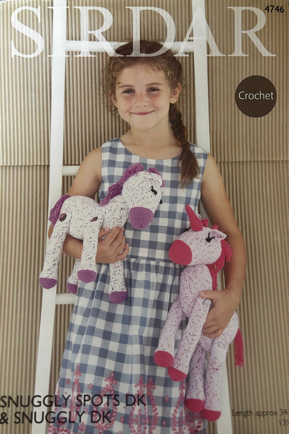 Crochet Pattern 4745 - Horse & Unicorn Toys in Snuggly DK