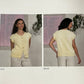 Knitting Pattern JB1018 - Waistcoat in Cotton Waves DK