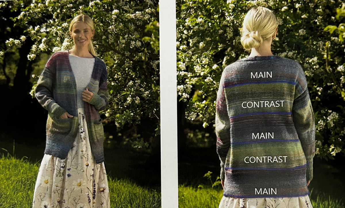 Knitting Pattern JB1006 - Long Cardigan in Emotions DK