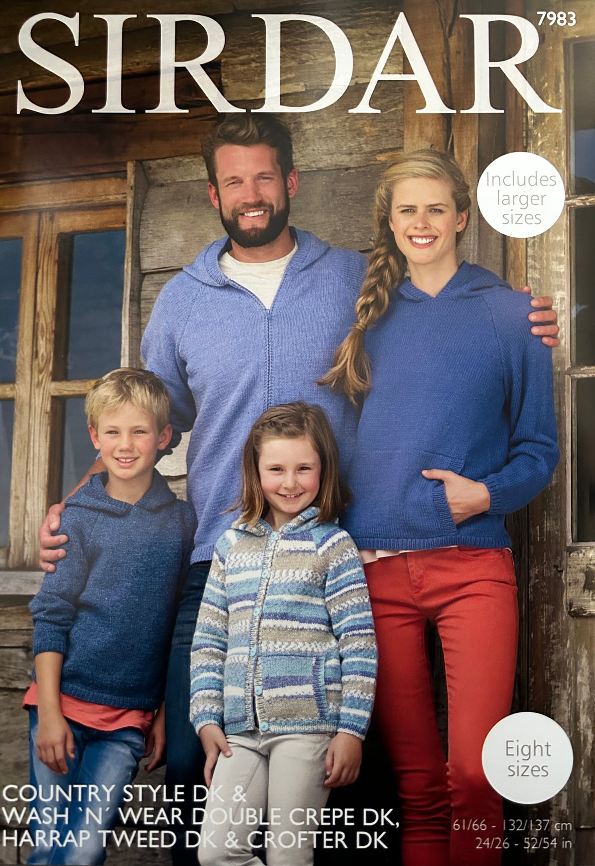 Knitting Pattern 7983 - Sweaters & Jackets in DK