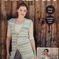 Knitting Pattern 8222 - Cardigan & Waistcoat in Crofter DK