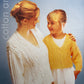 Knitting Pattern 2482 - Lace Cardigans in Cotton Aran