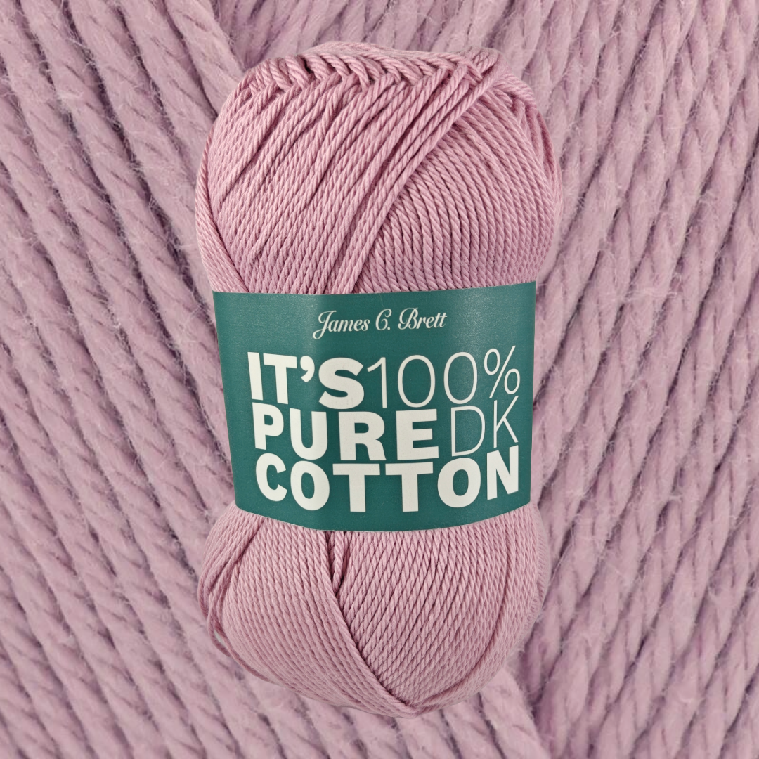 It's 100% Pure Cotton DK 100g - 6 Colours Available