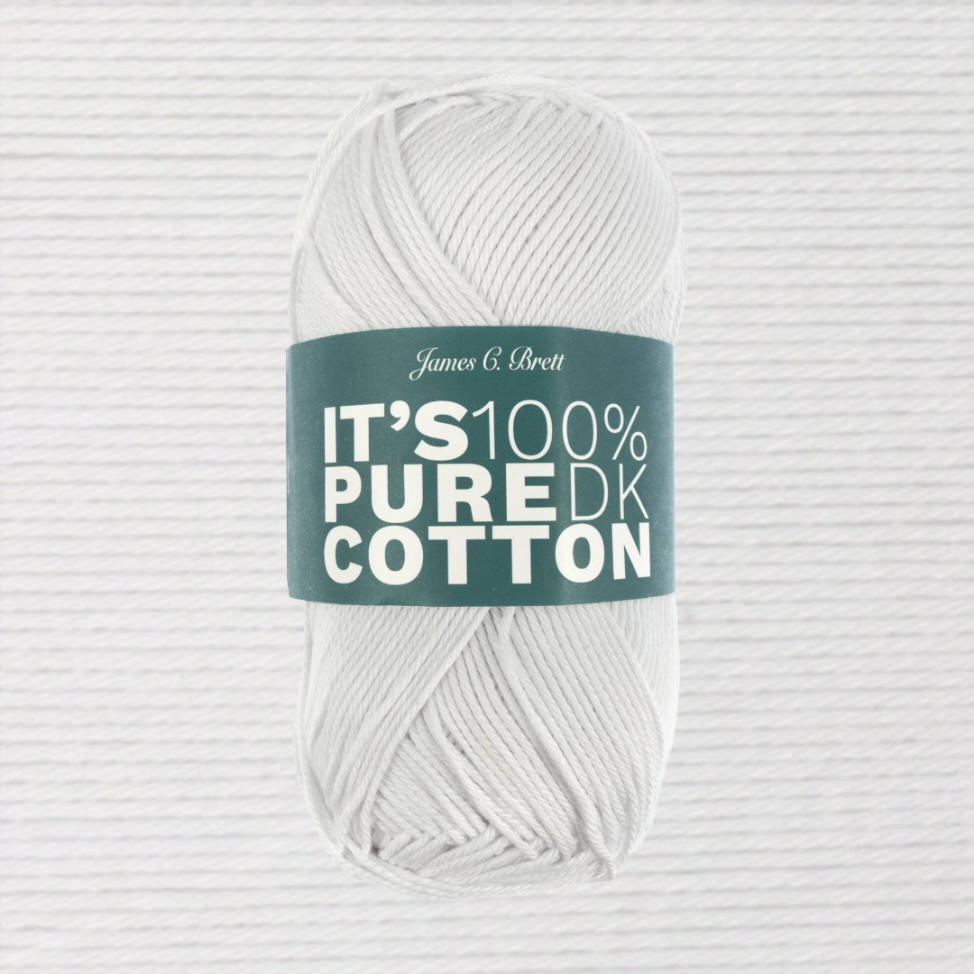 It's 100% Pure Cotton DK 100g - 6 Colours Available