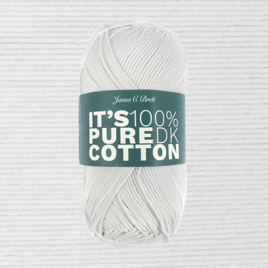 It's 100% Pure Cotton DK 100g - 6 Colours Available