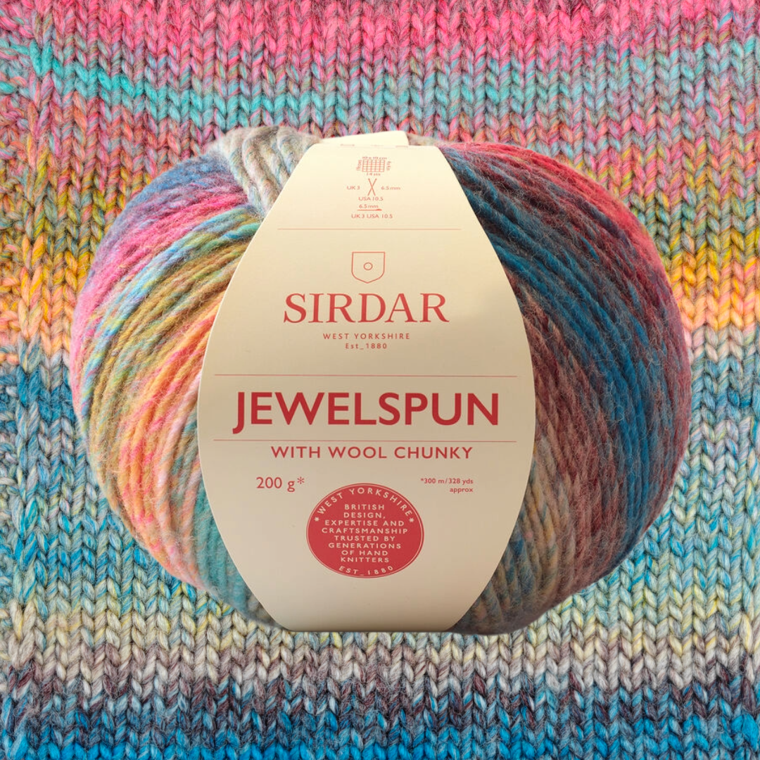 JEWELSPUN WITH WOOL CHUNKY 200g - More Colours Available