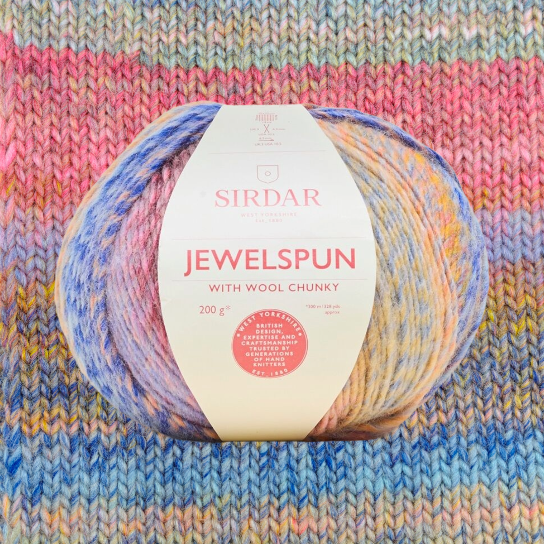 JEWELSPUN WITH WOOL CHUNKY 200g - More Colours Available