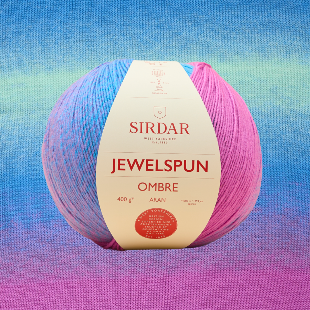 Jewelspun Ombre Aran 400g - 12 Colours Available
