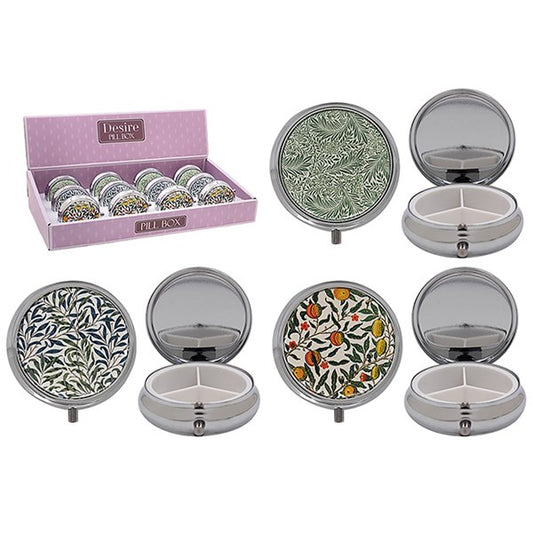 Pill Box - William Morris - 3 Designs