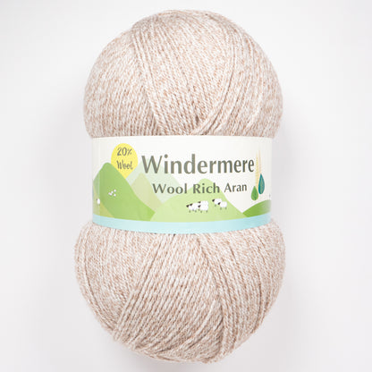 WINDERMERE ARAN MIX - 400g -  More Colours available