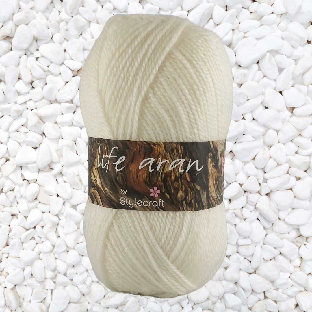 LIFE ARAN - 100g - More colours available