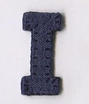Alphabet - Individual Plain Letters - Iron on Motifs