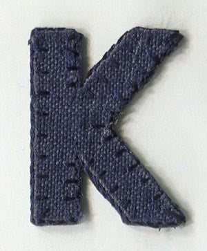 Alphabet - Individual Plain Letters - Iron on Motifs