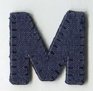 Alphabet - Individual Plain Letters - Iron on Motifs