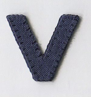 Alphabet - Individual Plain Letters - Iron on Motifs