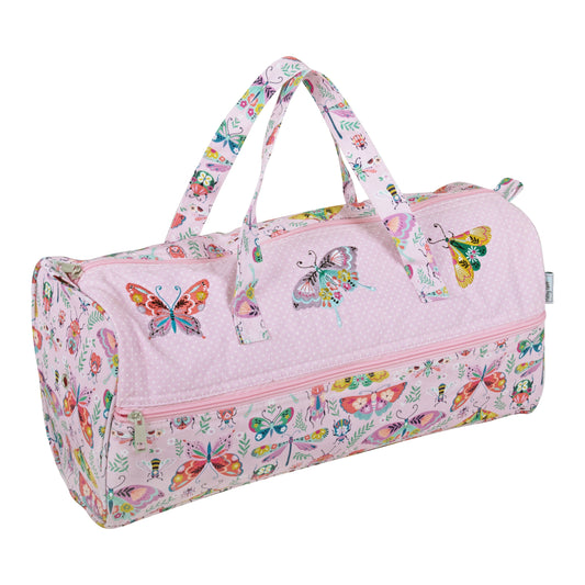 KNITTING BAG - Embroidered - Bugs & Butterflies