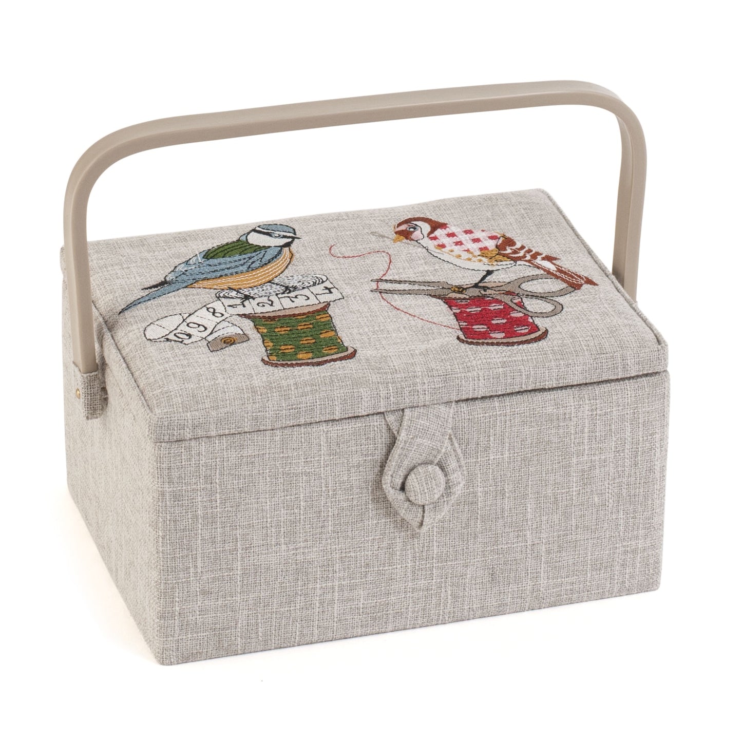 SEWING BOX - (M) - Birds On Bobbin