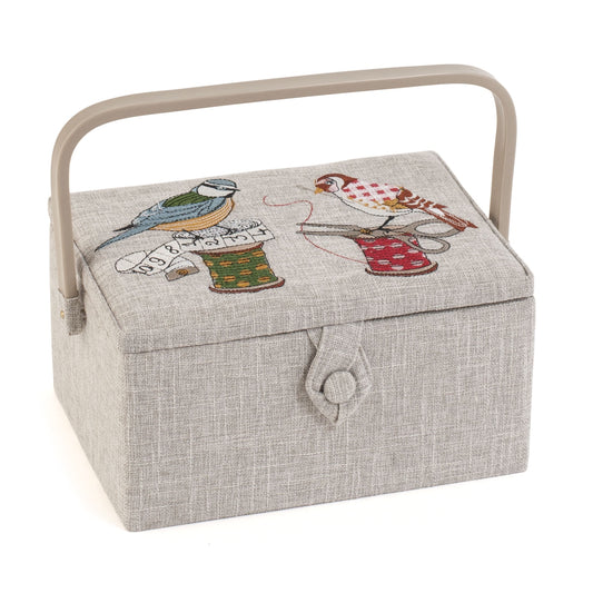 SEWING BOX - (M) - Birds On Bobbin