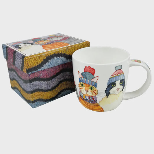 CATS IN HATS - Bone China Mug - With Gift Box