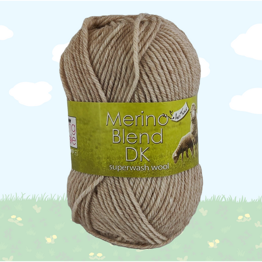 MERINO BLEND DK - 50g -100% Superwash Wool - More Colours Available