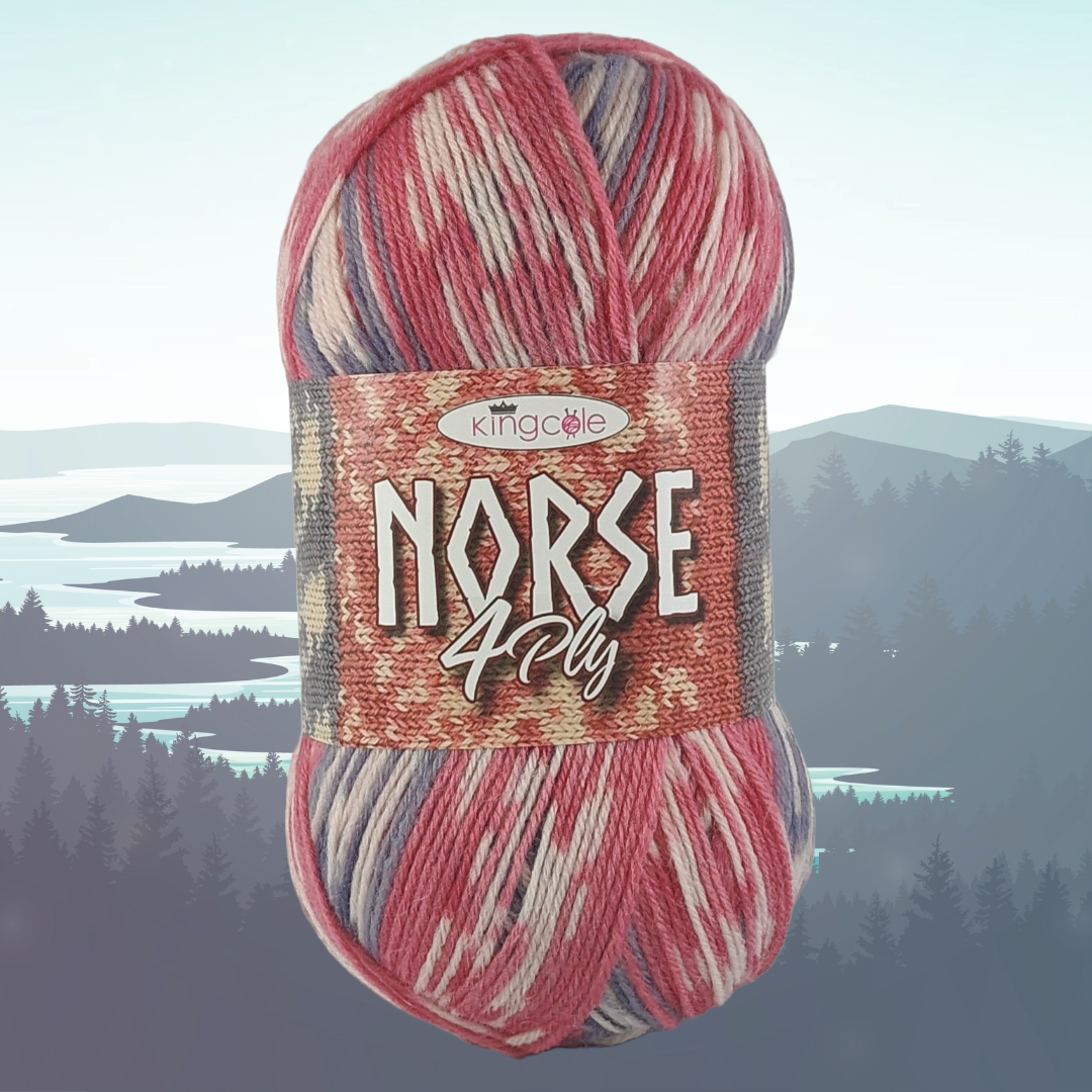 NORSE 4 PLY 100g - More colours Available