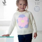 Knitting Pattern 4566 - Flower Sweater & Cardigan in DK