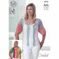 Crochet Pattern 4710 - Top & Cardigan in Giza 4 Ply