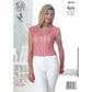 Crochet Pattern 4710 - Top & Cardigan in Giza 4 Ply