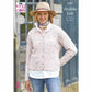 Knitting Pattern 5797 - Cardigan & Waistcoat in Homespun DK