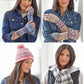 Knitting Pattern 6042 - Ladies Accessories Knitted in 4 Ply