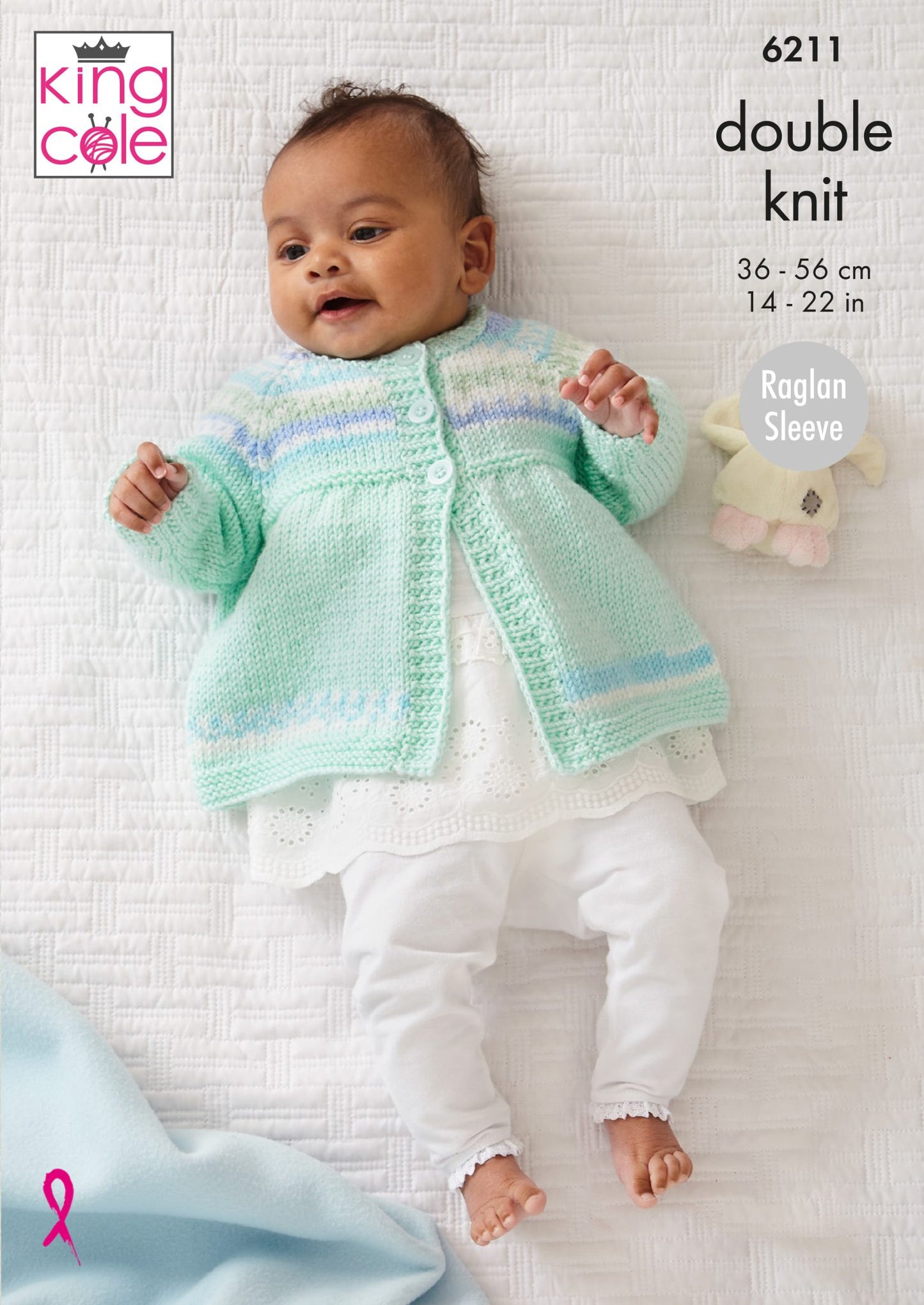 Cardigan, Sweater, Matinee Coat and Hat knitted in Cherish DK and Cherished DK