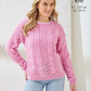 Knitting Pattern 6438 - Sweater & Slipover in Luxury Merino DK