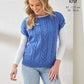 Knitting Pattern 6438 - Sweater & Slipover in Luxury Merino DK