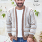 Crochet Pattern 6481 - Hexagon Cardigan’s crocheted in Merino Blend DK