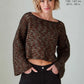 Crochet Pattern 6490 - Long Sleeved Top & Vest in Firefly Aran