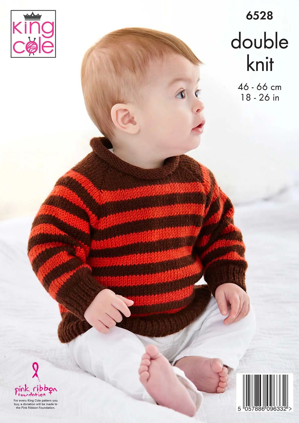 Knitting Pattern 6528 - Sweater & Cardigan Knitted with Cherished DK