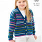 Knitting Pattern 6529 -  Cardigans Knitted with Cherished DK