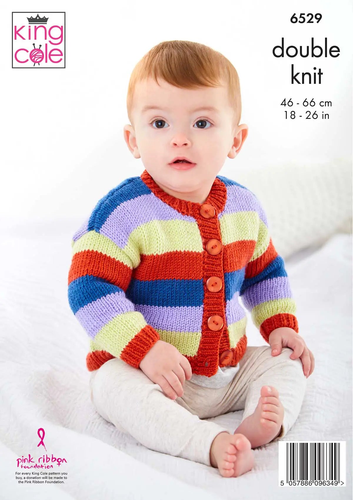 Knitting Pattern 6529 -  Cardigans Knitted with Cherished DK
