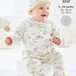 Knitting Pattern 6539 - Baby Set in Dot Dot Dash DK